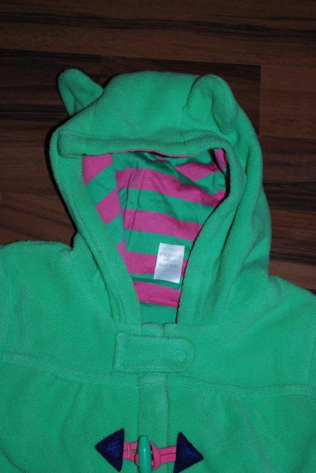 Fleesový kabátek s kapucí, next,62