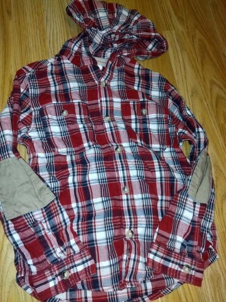 Pruhovaná košile s kapucí 116 miniclub, miniclub,116