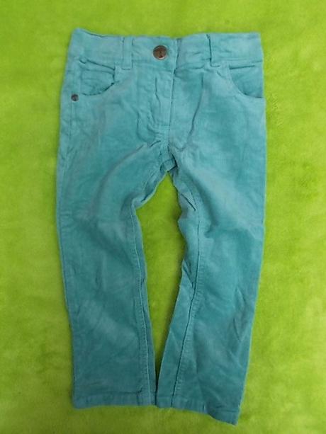 Dívčí manžestrové kalhoty, tregíny, topolino,98