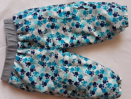 Vyteplené (zateplené) zimní kalhoty, vel.68, ergee, ergee,68