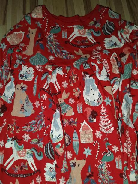 Vánoční šaty s jednorožci 86 next, 86