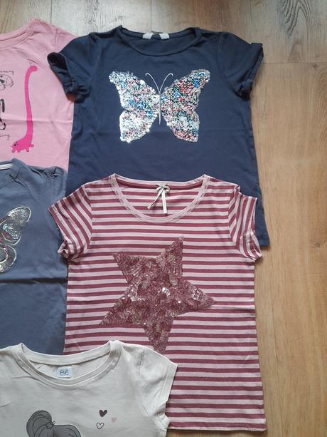 8 x tričko vel 134/140,next,ham,faf,cool club atd, 134