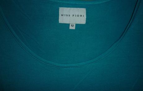 Tyrkysové dámské tričko miss fiori, miss fiori,l