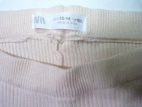 Zara pletené zvonové legíny vel.164, zara,164
