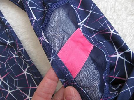 Elastické fialové legíny reebok, reebok,164