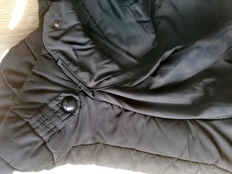 Černý prošívaný kabát next vel 140, next,140