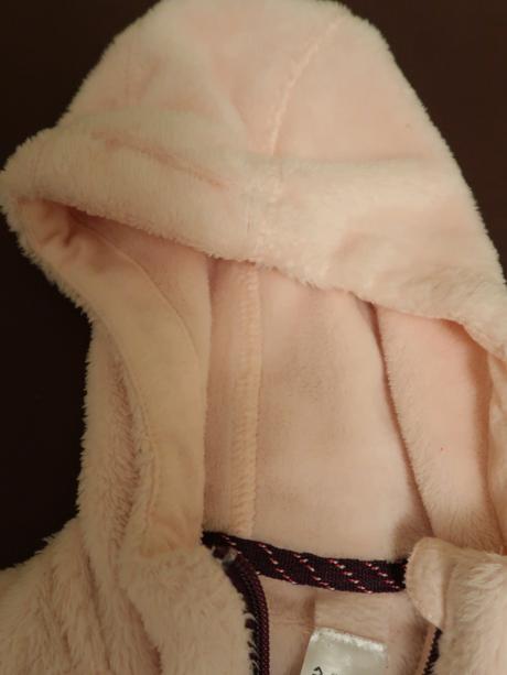 Měkká, teplá,fleecová mikina - růžová vel.110, decathlon,110