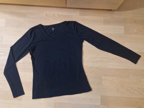 Tričko s dl. rukávem černé ca basics, c&a,m