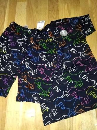 Komplet kratase + tričko s dinosaury 122 next, next,122