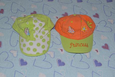 2x kšiltovka, i pro dvojčata, princezny, 128