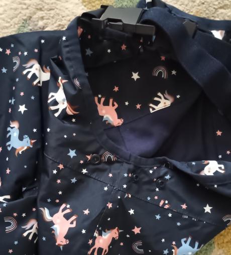 Nádherné nepromokavé kalhoty s jednorožci, 80