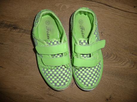 Zelené boty -tenisky feixu vel.32, 32