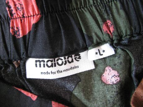 Letní ultra tenké kotníkové kalhoty maloja, l