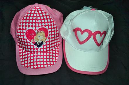 2x dívčí kšiltovka,bavlna,98-116, 98 / 104 / 110 / 116