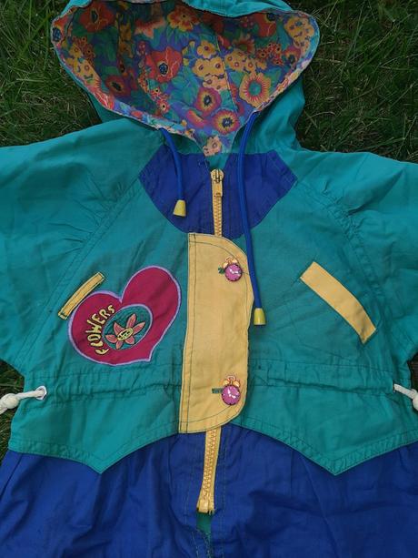 Dívčí bunda srdíčko, hodinky vel. 80 - 86, 80