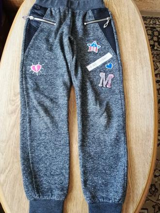 Tepláky dívčí teplé s motivy, 122