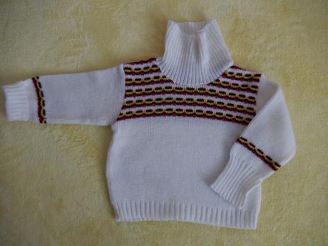 Vzorovaný svetřík/rolák, loana,74