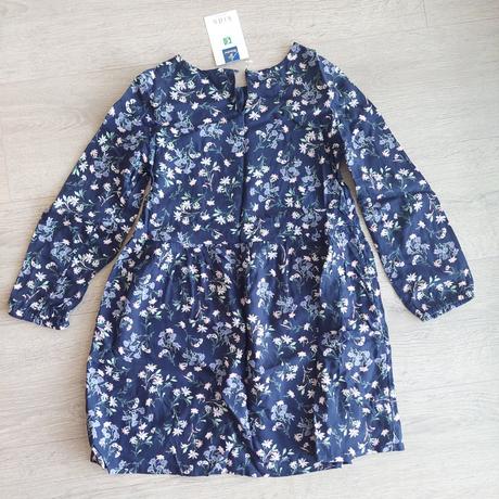 Šaty dl. rukáv vel. 122/128, tchibo,122