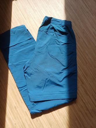 Turistické kalhoty 2v1 vel.uvedena 42 dl.105cm, decathlon,42