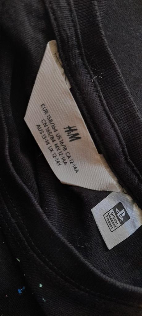 H&m bavlněné tričko playstation, h&m,164