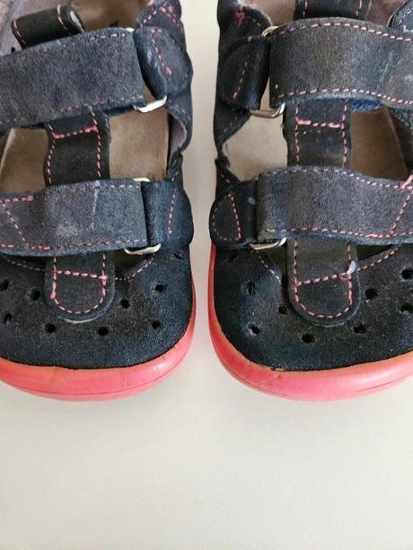 Kožené barefoot sandály, vel. 27, beda,27