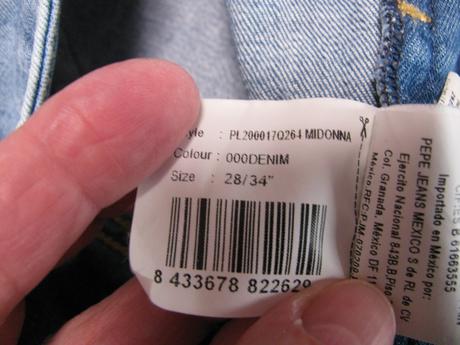 Luxusní pružné džíny, krátký sed, pepe jeans, pepe jeans,34