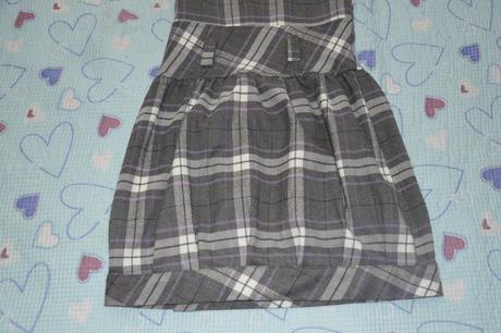 134 kostkované šaty, 134