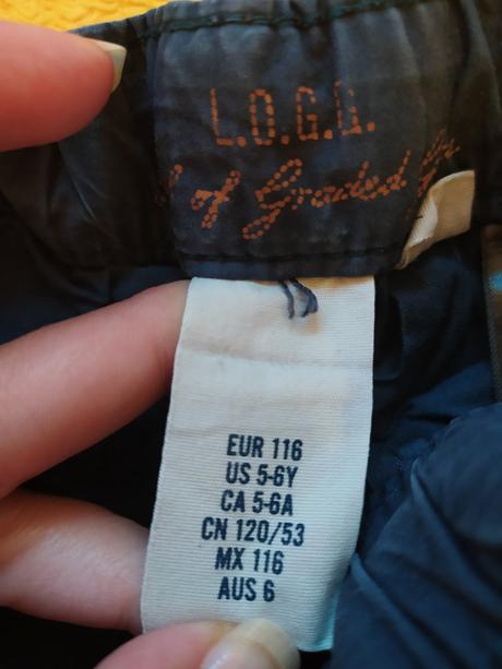 Kalhoty tříčtvrteční i dlouhé 116, l.o.g.g.,116