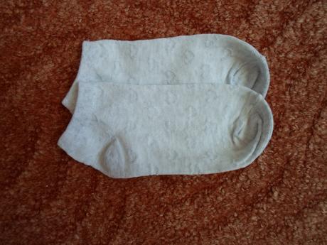Šedé nízké kotníčkové ponožky 2 páry, 27