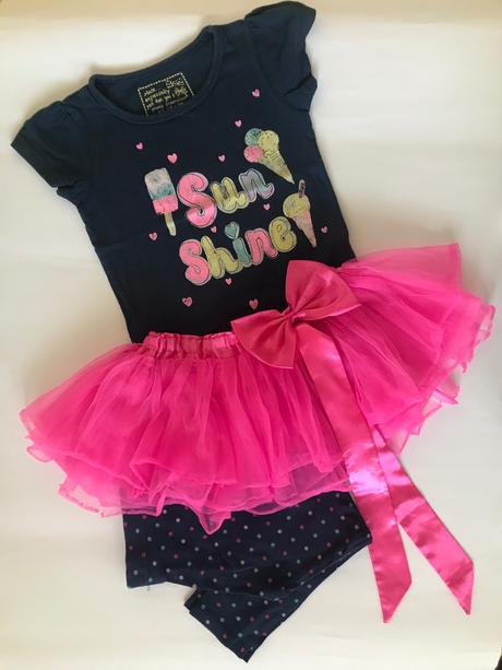 Set s tylovou sukní - 7kusů, 104–116