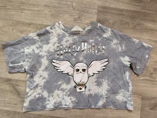 Crop top tričko harry potter 134/140, h&m,134