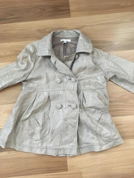 Lněné dívčí sako/kabátek, 140