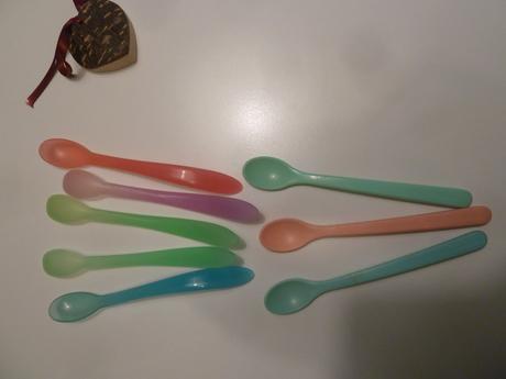 Dlouhé lžičky na příkrmy,