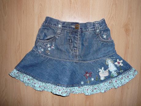 Pěkná riflová sukýnka, next,86