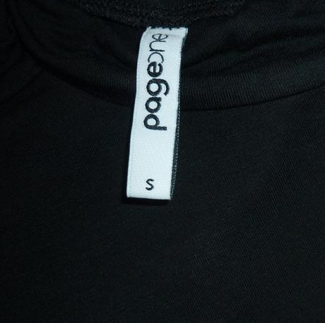 Černé tričko se stojáčkem takko fashion, takko,s
