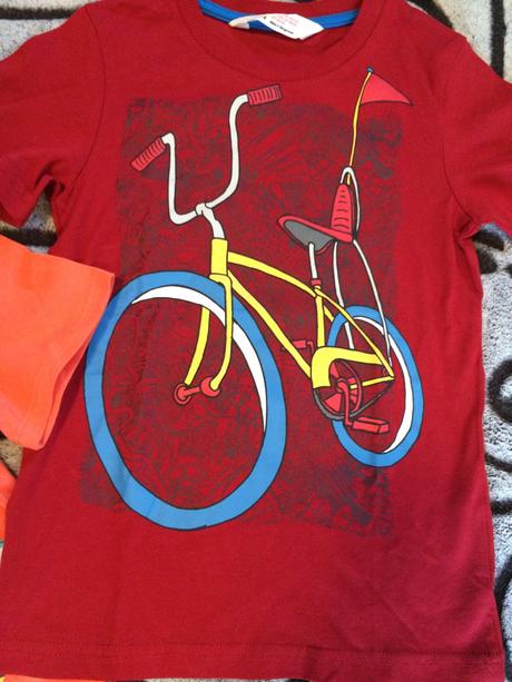 Bavlněná trička, h&m,110