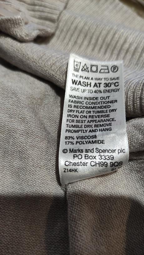 Svetr dámský propínací vel.m/uk12, marks & spencer,m