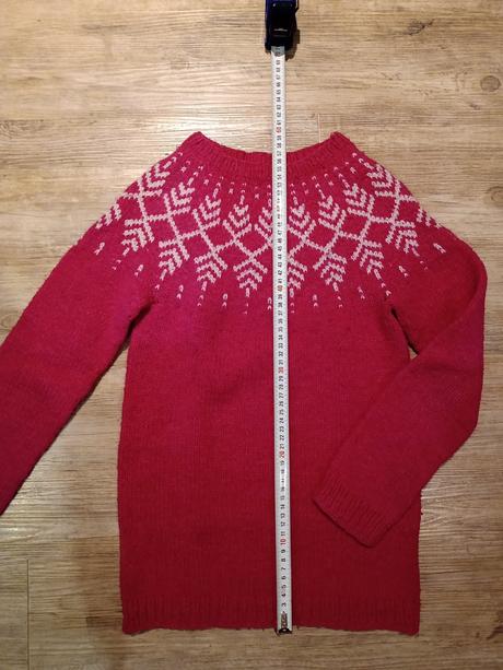 Dívčí svetr 75 vlna 9 let, 140