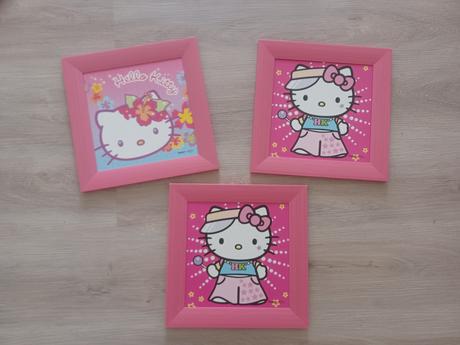 3krát obrázek obraz hello kitty, 