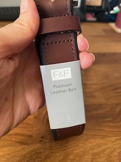 Kožený pásek pánský klučičí, f&f