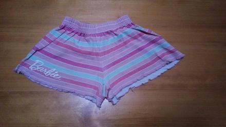 Kraťasy proužkované barbie, vel. 3-5 let, barbie,92