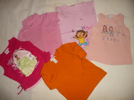 Tričko rolák tílko 3ks dora princezna 3/4 r, 104