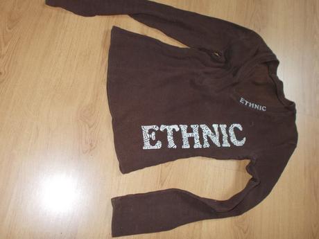Žebrované tričko ethnics, m