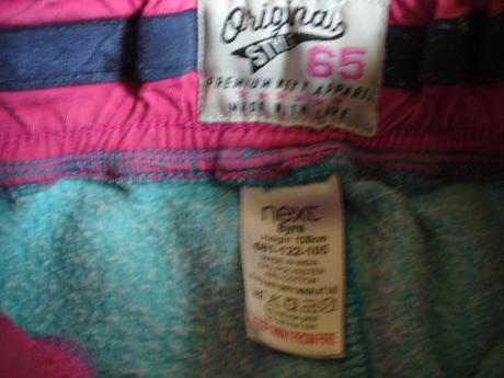 Tyrkysové tepláky vel. 128 zn. next, next,128