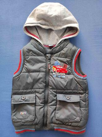 Dětská teplá vesta cars vel. 98, disney,98