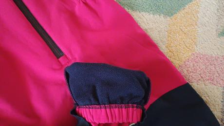 Krásné zateplené softshellové kalhoty, topolino,92