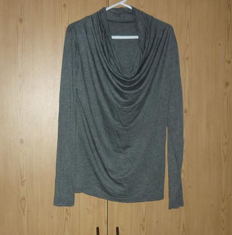 Tmavěšedé tričko moda italia, m