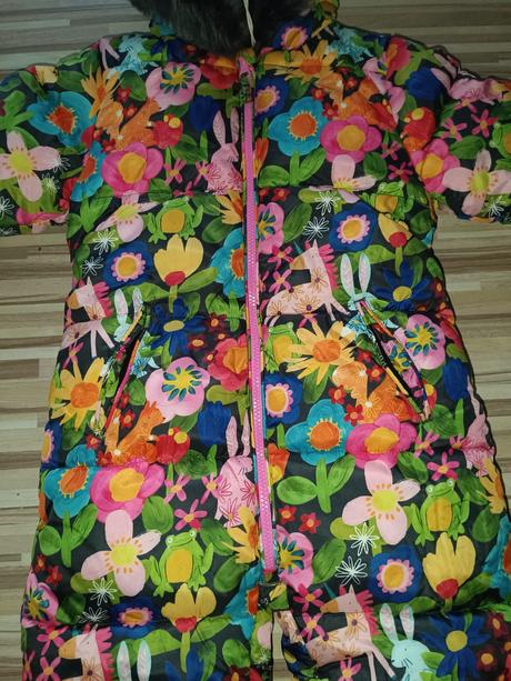 Zimní kombinéza s květy, poníky, koníky 116 next, next,116