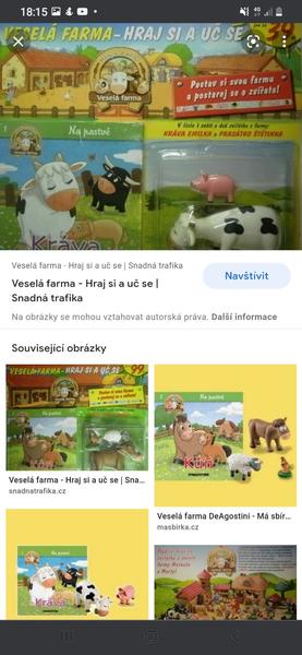 Knížky Deagostini - hraj si a uč se - Kamarádi z lesa, Veselá farma, Svět divokých zvířat. Nemáte někdo?