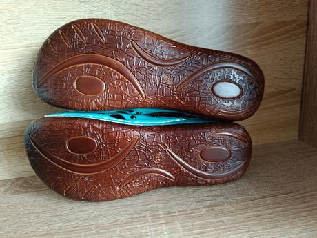 Tyrkysové nazouváky vel. 38, 38